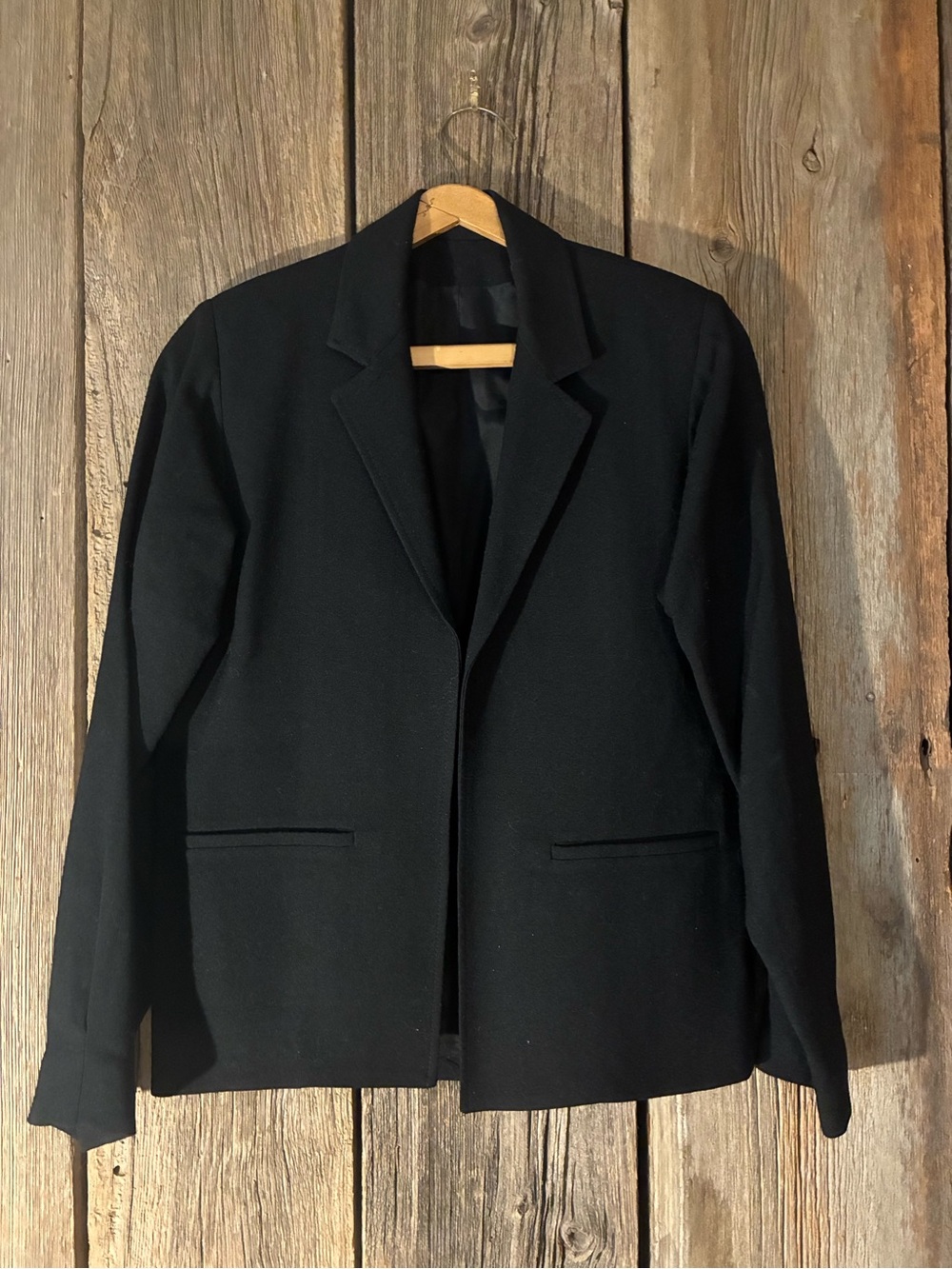 Vintage  Black Pure Virgin Wool size 6